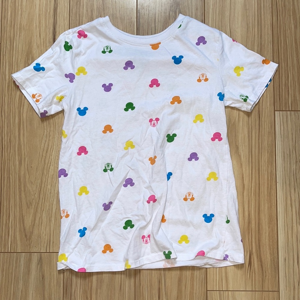 Disney Colorful Mickey Head Tee TBD I